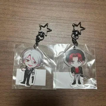 휴먼버그 대학 우라가미 아크릴 키링 2개 세트