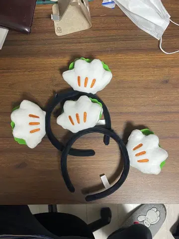 디즈니 미키 파오 머리띠 2개 세트