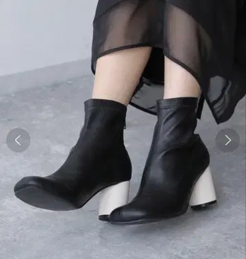 HARE 스트레치 컬러 힐 부츠