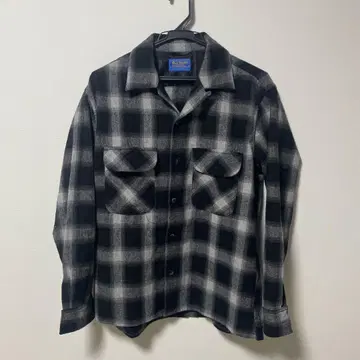백 넘버 옴브레 체크 셔츠 섀도우 플란넬 셔츠 [M]