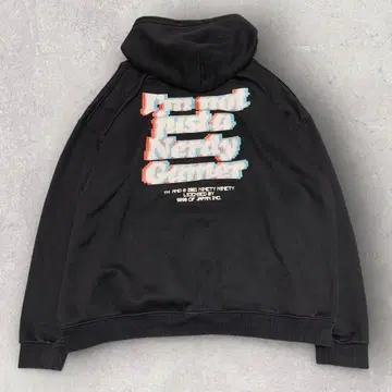 [새상품급] 9090 풀오버 후드티 후디 블랙 XL