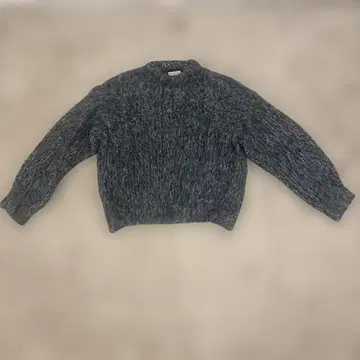 MAISON SPECIAL 니트 스웨터 02 그레이