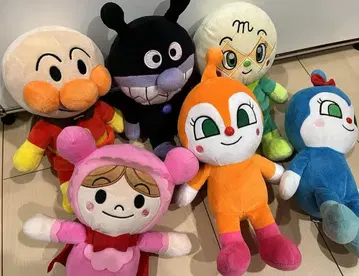 호빵맨 후와린 스마일 봉제 인형 S plus 세트 판매