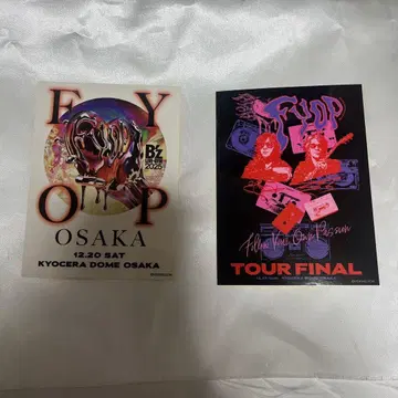 B'z FYOP 파이널 스티커 오사카 공연