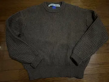 CITEN 아제 니트 풀오버 브라운