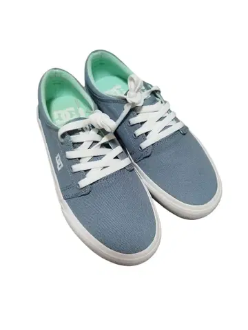 [ 새상품 미사용 ] DC 스카이블루 캔버스 스니커즈 24cm