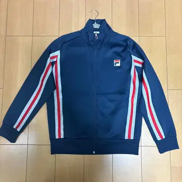 FILA 네이비 스트라이프 저지 XL