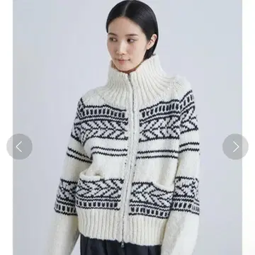 miesrohe 미스 로에 노르딕 집업 가디건 스웨터