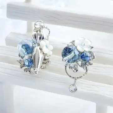 시미즈자카 유리관 피아리 PIARI [ 비색의 프롬나드 ] 귀걸이