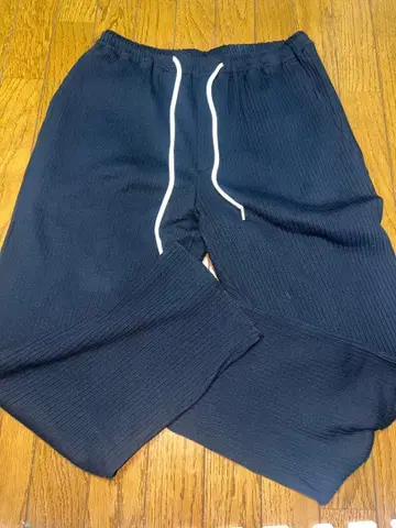 CALEE 칼리 24ss002omw 리브 니트 릴랙스 팬츠 XL