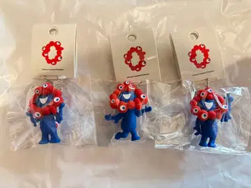 만박 미야쿠미야쿠 입체 PVC 마스코트 키링 3종 세트