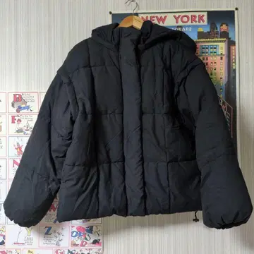[ 12/29 삭제 ] 시마무라 패딩 자켓 블랙 L