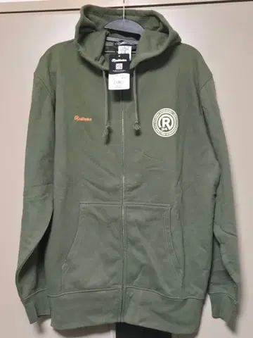 [ 새상품 ] Real Bvoice 집업 후드티 L 사이즈 올리브