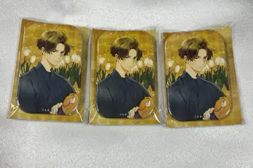 츠루네 스퀘어 캔뱃지 하나 후지와라 슈