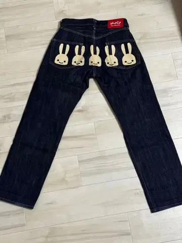 CUNE 5연 토끼 데님