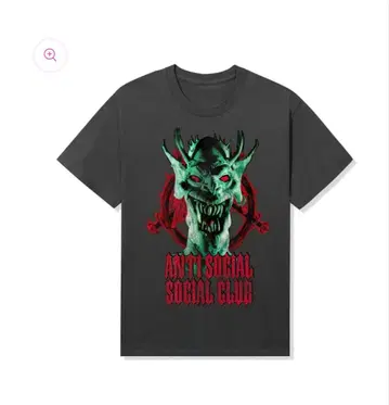 ASSC x Slayer Evil Club Tee Charcoal