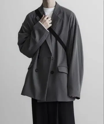 remer 루즈 스탠다드 더블 테일러드 자켓