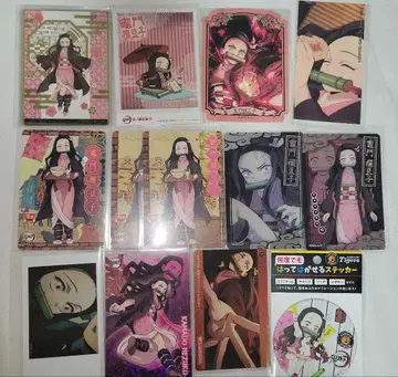 귀멸의 칼날 카마도 네즈코 스키야 폴라로이드 스티커 긴다코