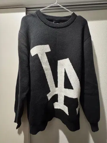 NEW ERA 골프 다저스 스웨터 L 블랙