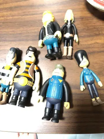 애니메이션풍 피규어 6체 세트