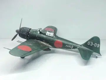 해적 프라모델 완성품 ] TAMIYA 1/48 제로센 52형 완성품