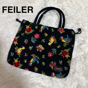 [ FEILER ] 하이디 복조리 손잡이 미니백 블랙 미사용급