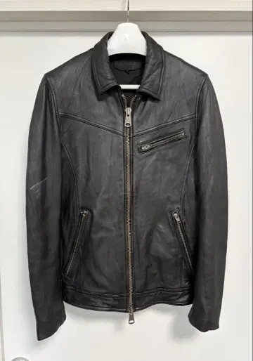 잭 로즈 싱글 라이더 자켓 블랙