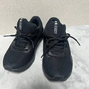 [ 미사용급 ] 언더아머/차지드 패슈트 블랙 24.5cm