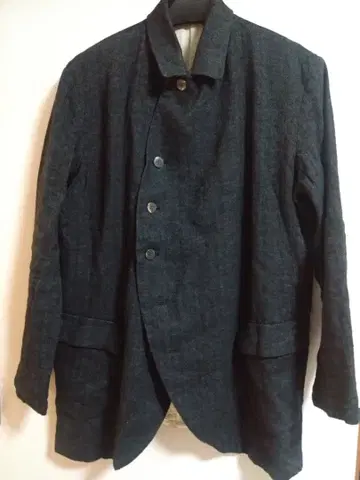 mon sakata 라운드 컷오프 자켓