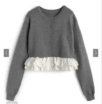 [ GRL ] 프릴 도킹 니트 가디건[an1835]