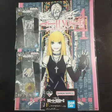 데스노트 제일복권 F상 클리어 포스터 H상 아크릴 참 2종 3세트