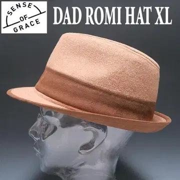 새상품 센스 오브 그레이스 자카드 중절모 XL BE 빅 사이즈 조절 가능