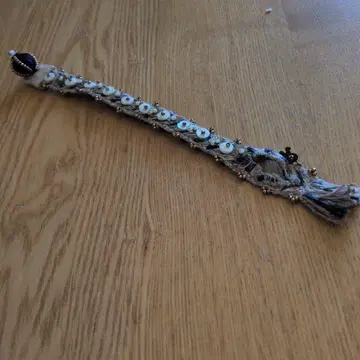 미사용 택 포함 45rpm 린넨 팔찌