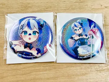 밀리프로 세가 럭키 쿠지 E상 키라키라 캔뱃지 오토노노 노노