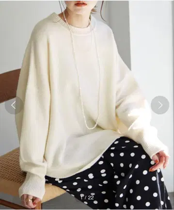 SLOBE IENA 슬로브 이에나 파인 니트 풀오버 화이트