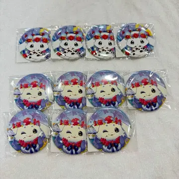 니지산지 DMM 스크래치 아야카키 룬룬 캔뱃지 세트
