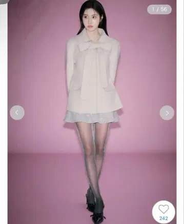 미사용 새상품 리버 리본 자켓 [ 강혜원 착용 ]