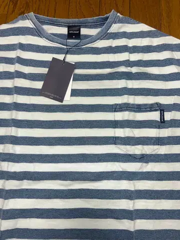 APPLEBUM 애플바움 인디고 보더 T XL