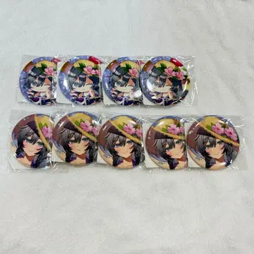 니지산지 DMM 스크래치 아야카키 키사라 캔뱃지 세트