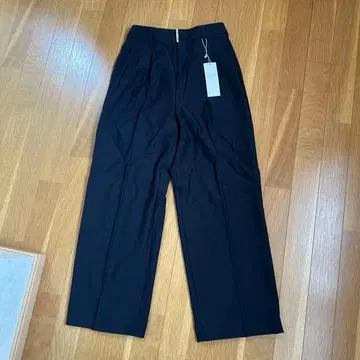 any sis 택 포함 [세탁 가능] 칭찬받는 레이디 와이드 팬츠 블랙