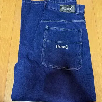 bless u 데님 네이비 m 사이즈
