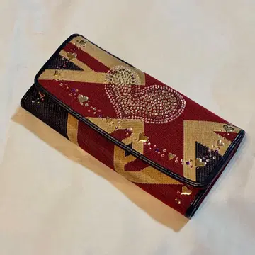 싱크비 유니언 잭 영국 하트 큐빅 장지갑