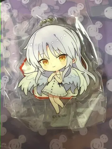 AngelBeats! 아크릴 키체인 아크릴 키링 가챠가챠 타치바나 카나데