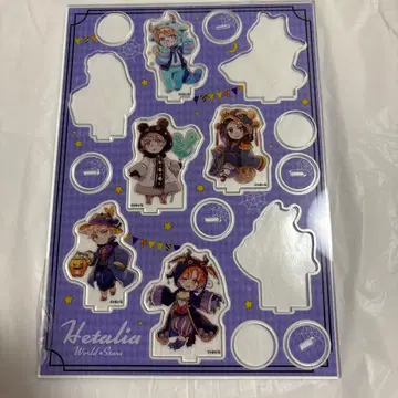 헤타리아 아크릴 mini 피규어 5개 세트 별로 무섭지 않은 몬스터 도감