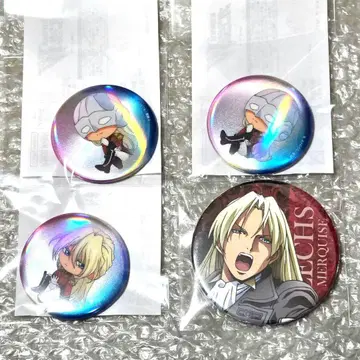 건담W 윙 하피클로 갇힌 샤봉 캔뱃지 제크스