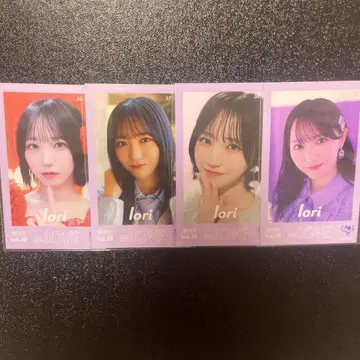 이코라부 노구치 이오리 포토 카드 4장 세트