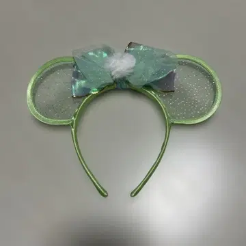 미키마우스 귀 머리띠 그린 팅커벨