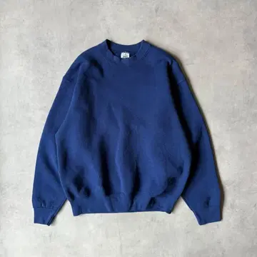 90s USA제 BVD 빈티지 맨투맨 네이비 무지 블랭크