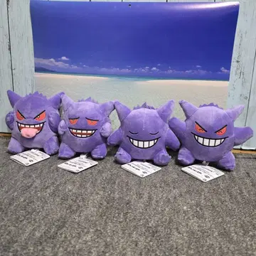 포켓몬 여러가지 얼굴 봉제 인형 겐가 전종 세트