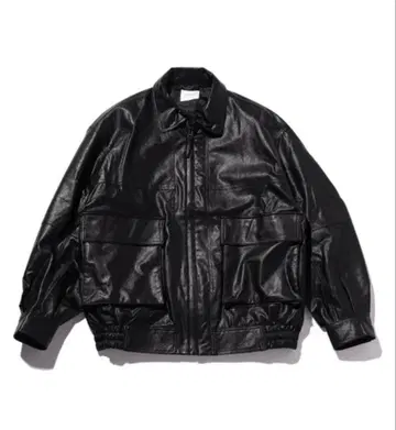 FREAK'SSTORE 인조 가죽 블루종